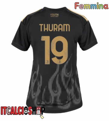 Juventus Khephren Thuram #19 Terza Maglia Femmina 2026-27 Manica Corta Juventus Khephren Thuram #19 Terza Maglia Femmina 2026-27 Manica Corta